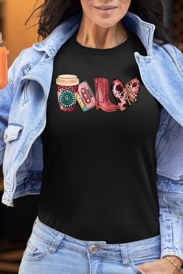 Coffee western - Tshirt Femme