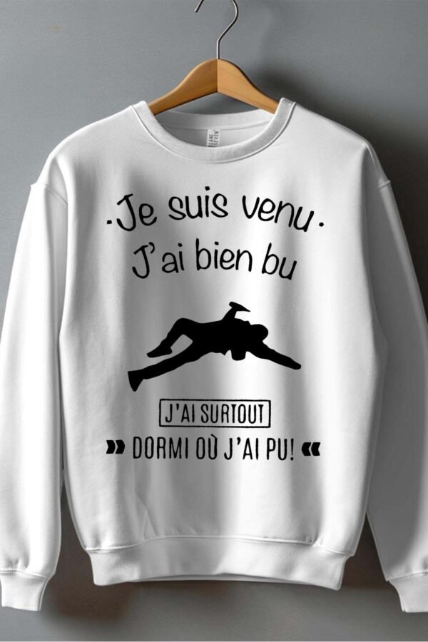 Dormir où - Sweat Col Rond Homme