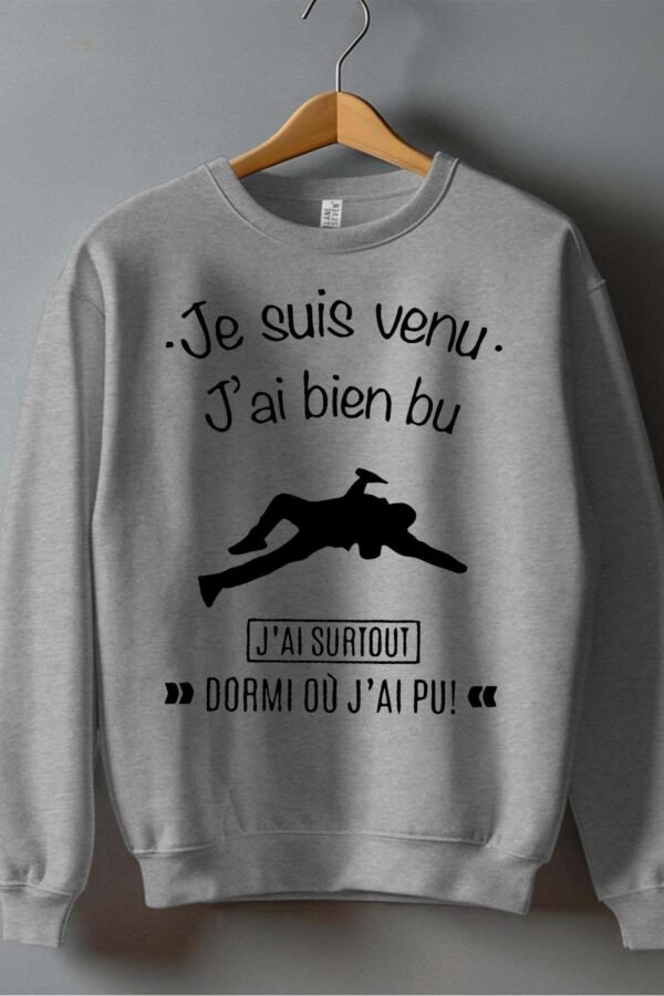 Dormir où - Sweat Col Rond Homme