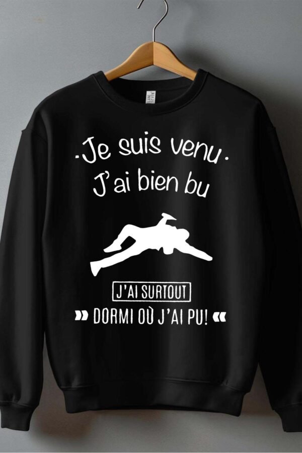 Dormir où - Sweat Col Rond Homme