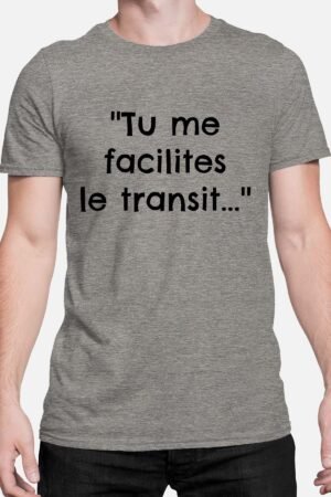 Facilite Transit – Tshirt Homme – Gris