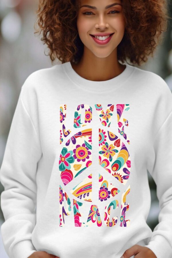 Sweat Col Rond Femme en Gros | Flower Power