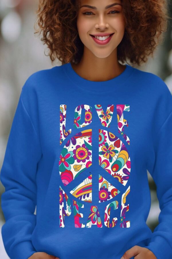 Sweat Col Rond Femme en Gros | Flower Power