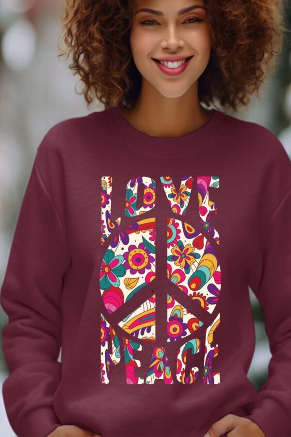 Sweat Col Rond Femme en Gros | Flower Power