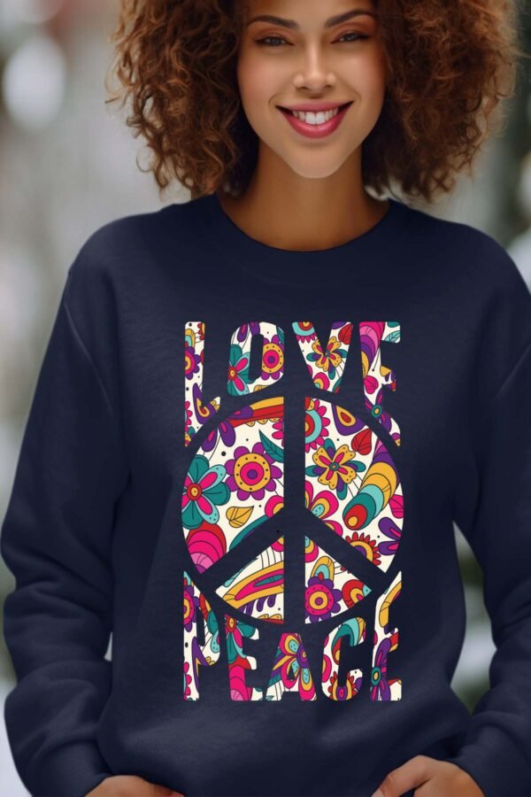 Sweat Col Rond Femme en Gros | Flower Power