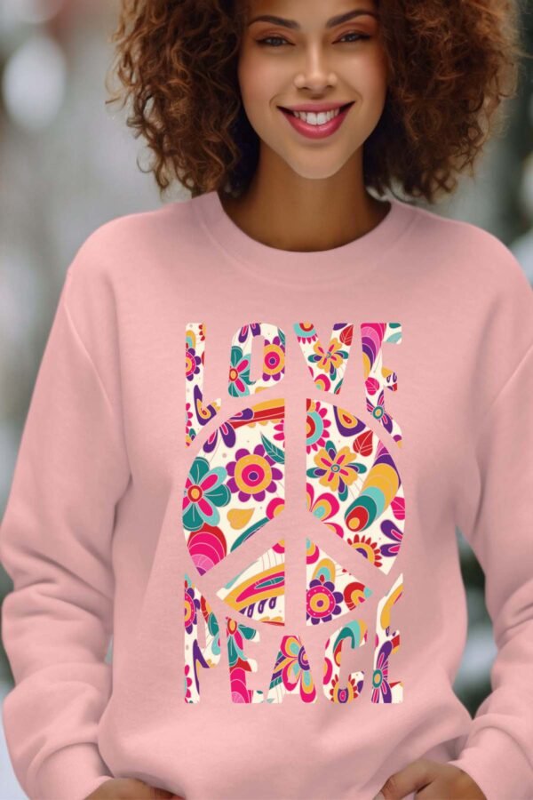 Sweat Col Rond Femme en Gros | Flower Power