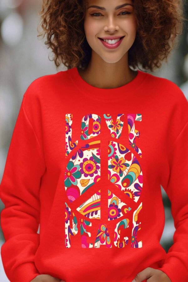 Sweat Col Rond Femme en Gros | Flower Power