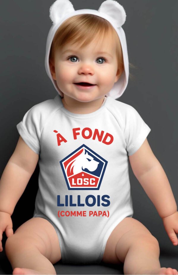 Fond Losc papa - Body bébé garçon