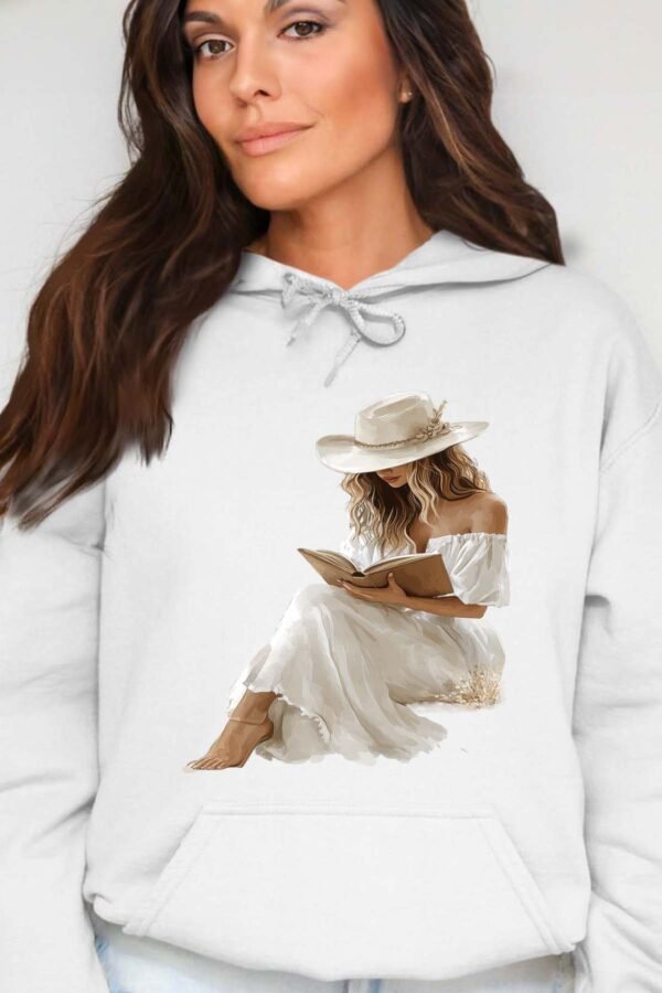 Girl read cap - Sweat Capuche Femme