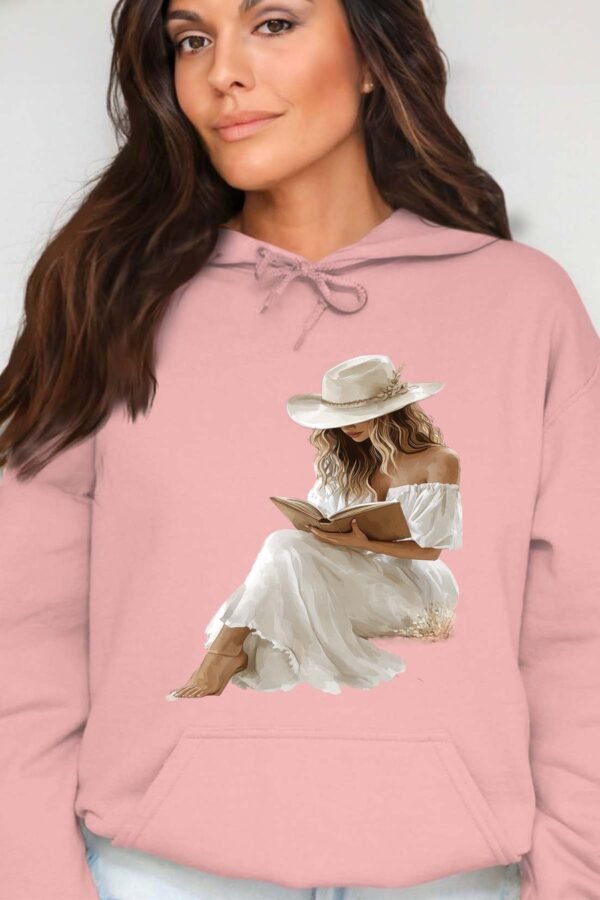 Girl read cap - Sweat Capuche Femme