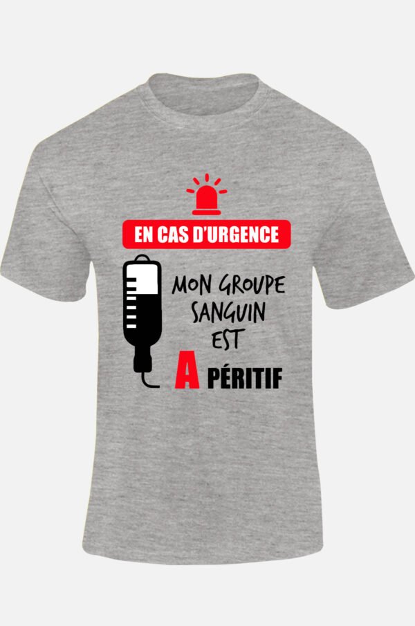 Groupe sanguin Apéritif - Tshirt Homme