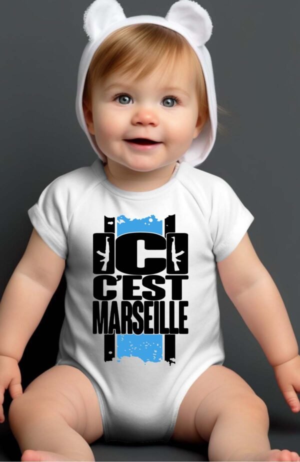 Ici c'est Marseille - Body bébé garçon