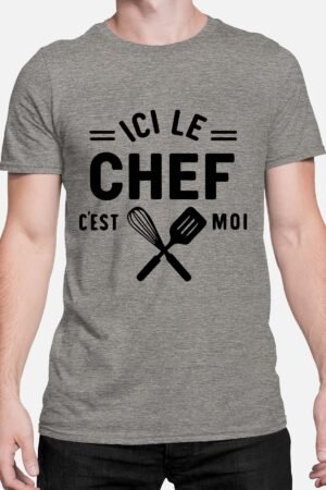 Ici chef moi - Tshirt Homme