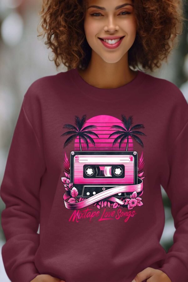 Sweat Col Rond Femme en Gros | K7Mixtape