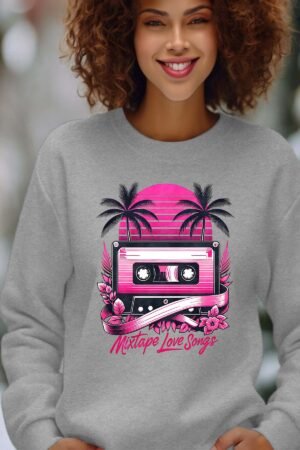 Sweat Col Rond Femme en Gros | K7Mixtape