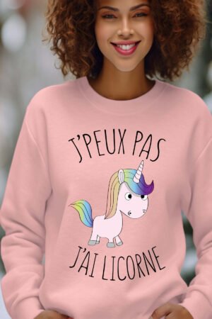Sweat Col Rond Femme en Gros | LICORNE
