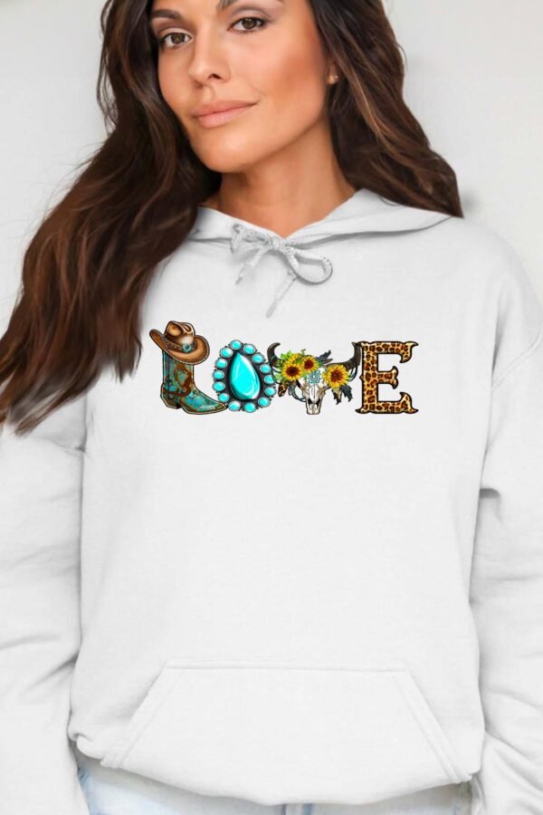 LOVE COWBOY - Sweat Capuche Femme