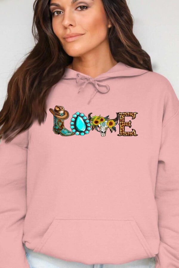 LOVE COWBOY - Sweat Capuche Femme
