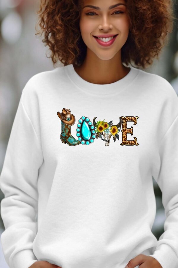 Sweat Col Rond Femme en Gros | LOVE COWBOY