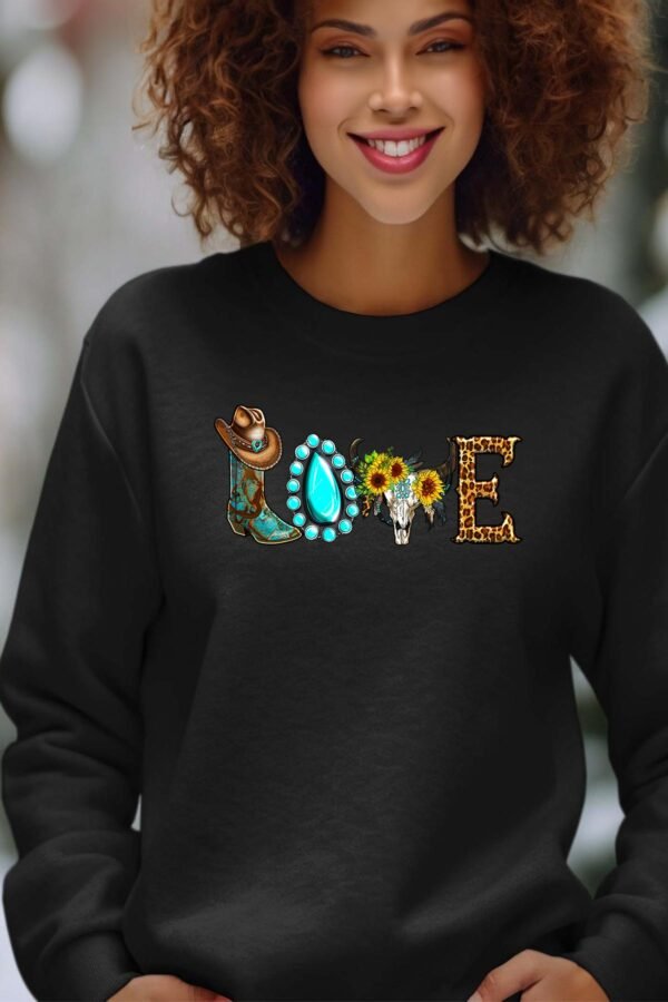 Sweat Col Rond Femme en Gros | LOVE COWBOY