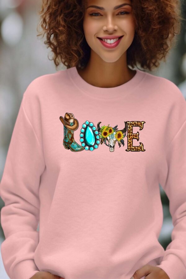 Sweat Col Rond Femme en Gros | LOVE COWBOY