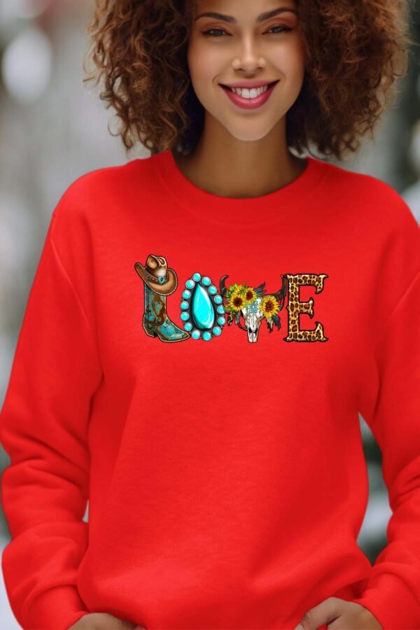 Sweat Col Rond Femme en Gros | LOVE COWBOY