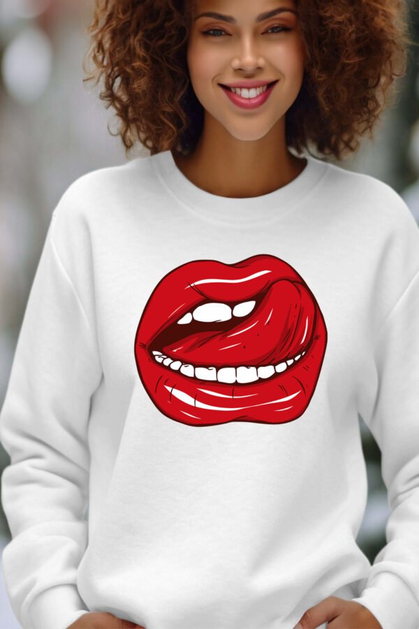 Sweat Col Rond Femme en Gros | Langue