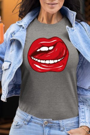 Langue - Tshirt Femme