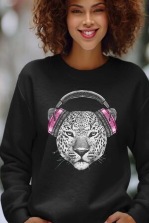 Sweat Col Rond Femme en Gros | Leo Headphone