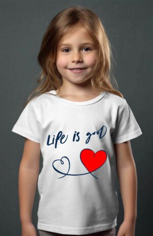 T-shirt Col Rond Fille - Life good