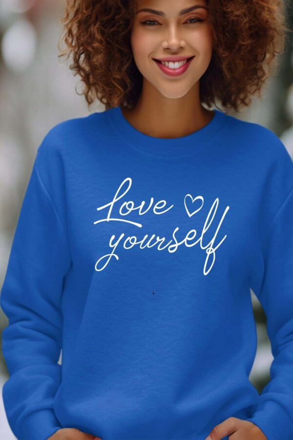 Sweat Col Rond Femme en Gros | Love Yourself
