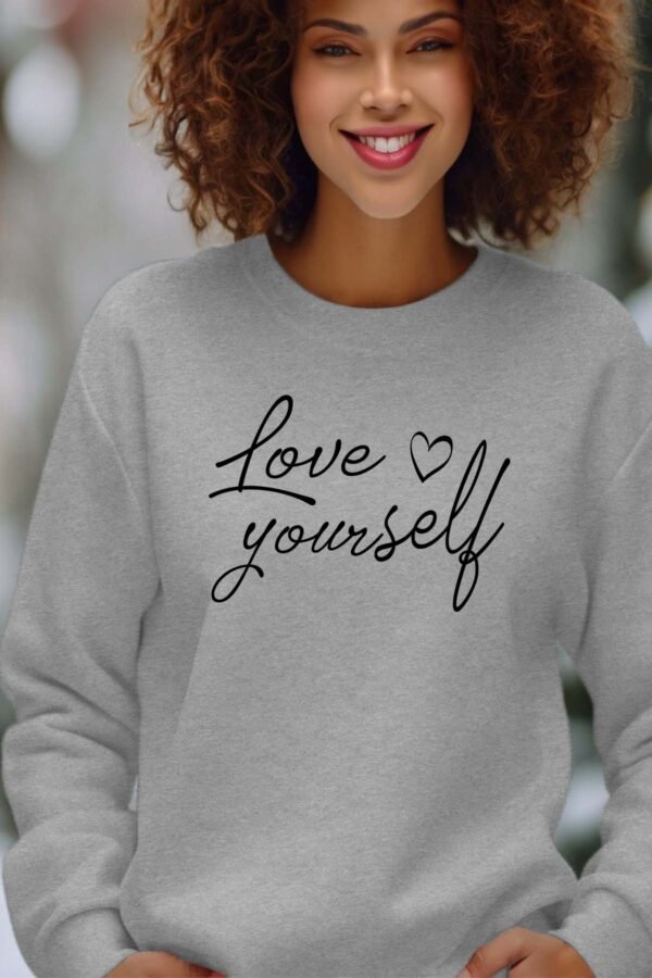 Sweat Col Rond Femme en Gros | Love Yourself
