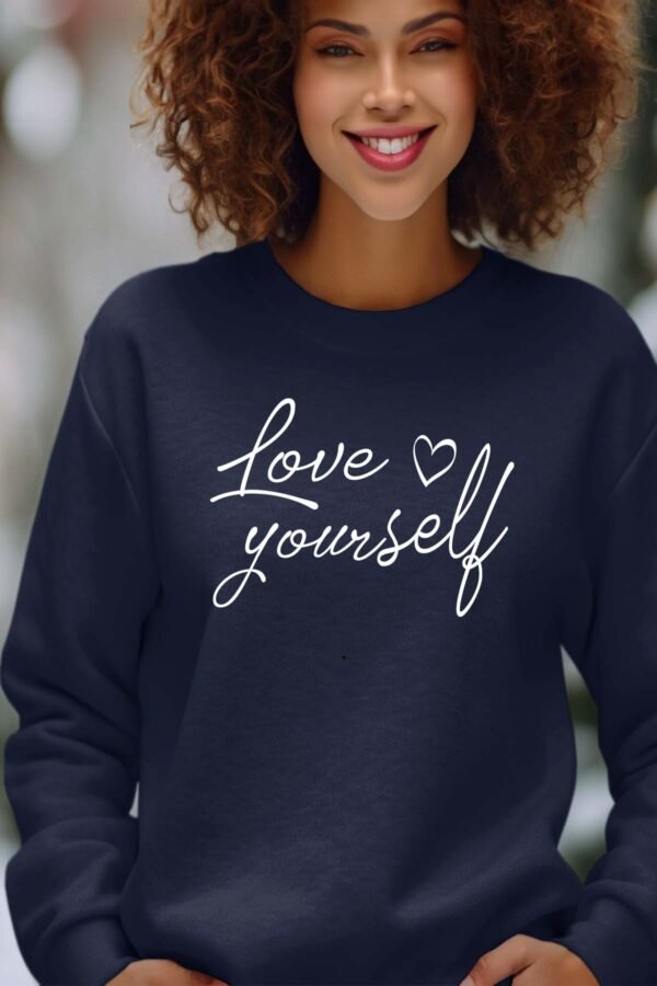 Sweat Col Rond Femme en Gros | Love Yourself