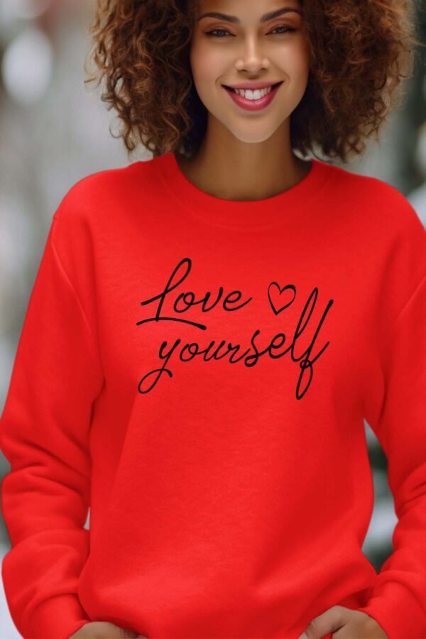 Sweat Col Rond Femme en Gros | Love Yourself