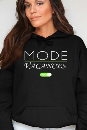 MODE VACANCES - Sweat Capuche Femme