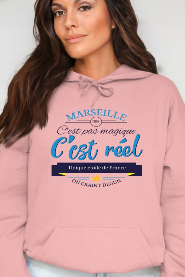 Marseille réel  - Sweat Capuche Femme
