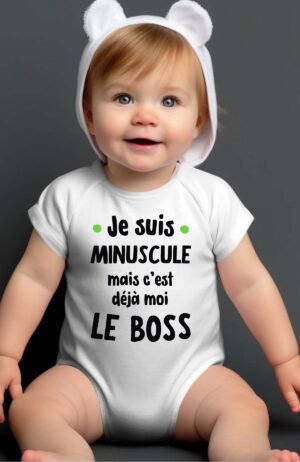 Minuscule Boss - Body bébé garçon