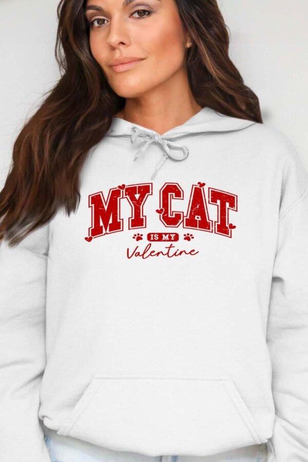 My Cat Valentine  - Sweat Capuche Femme