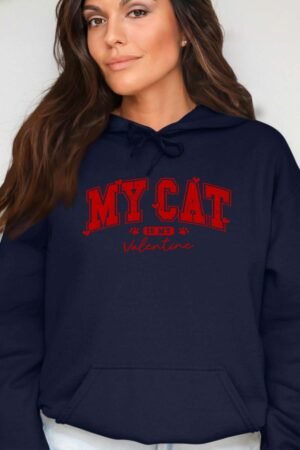 My Cat Valentine  - Sweat Capuche Femme