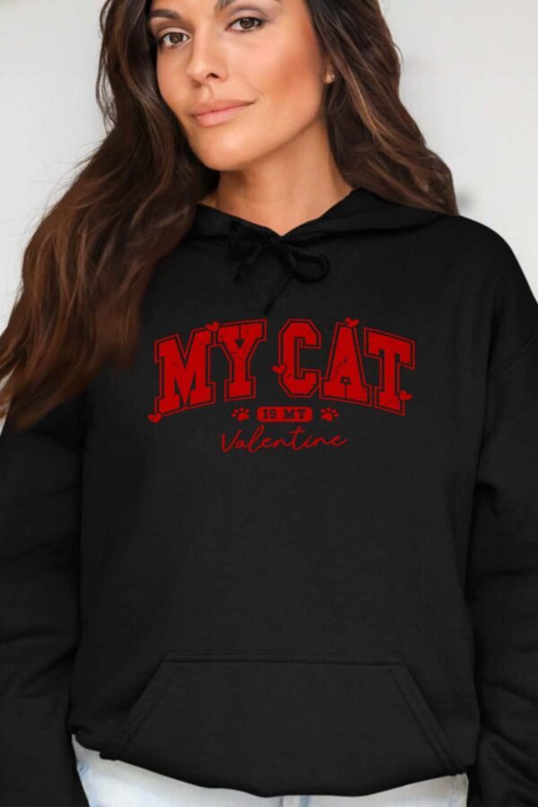 My Cat Valentine  - Sweat Capuche Femme