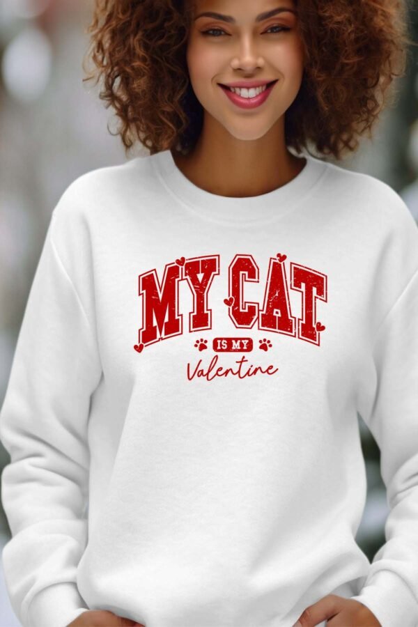 Sweat Col Rond Femme en Gros | My Cat Valentine