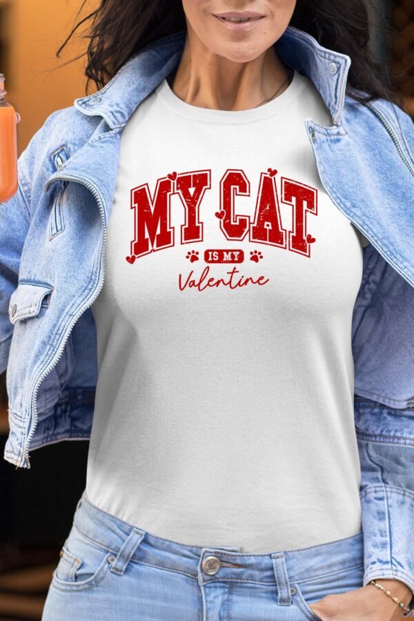 My Cat Valentine - Tshirt Femme