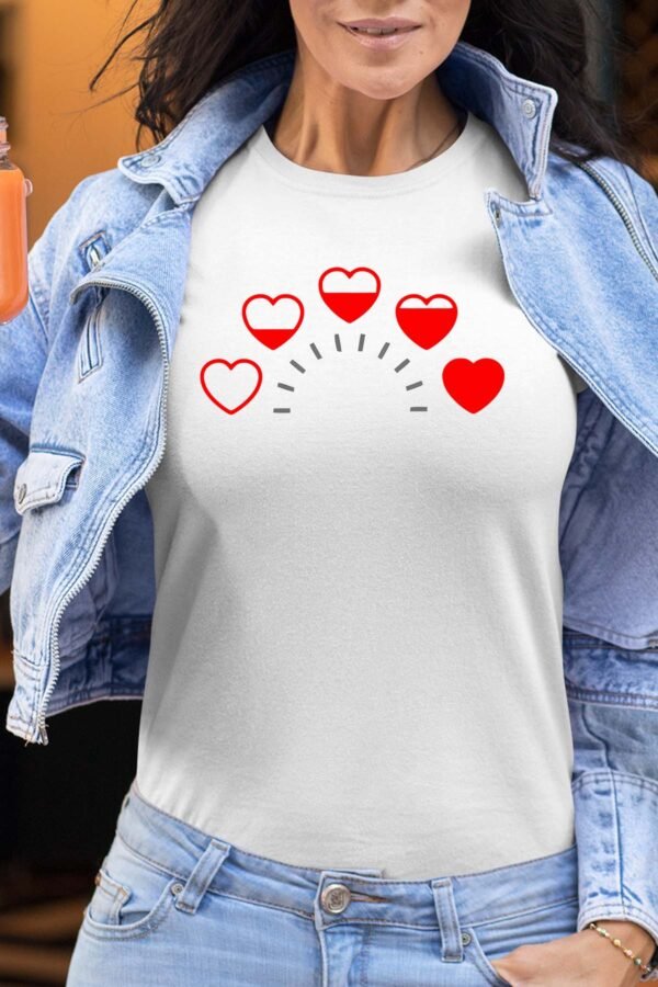 Niveau de coeur - Tshirt Femme