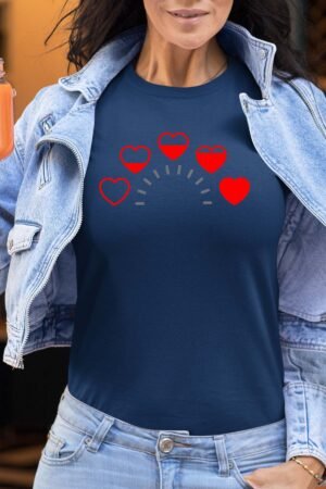 Niveau de coeur - Tshirt Femme