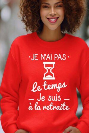 Sweat Col Rond Femme en Gros | No temps retraite