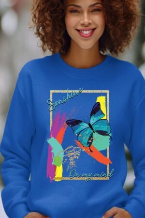 Sweat Col Rond Femme en Gros | O sunshine mind25