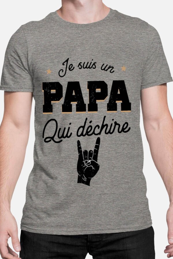 Papa déchire main - Tshirt Homme
