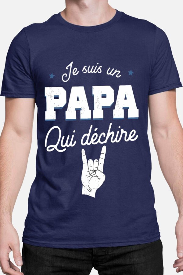 Papa déchire main - Tshirt Homme
