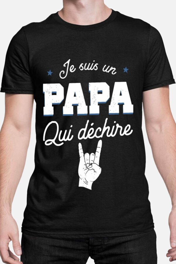 Papa déchire main - Tshirt Homme