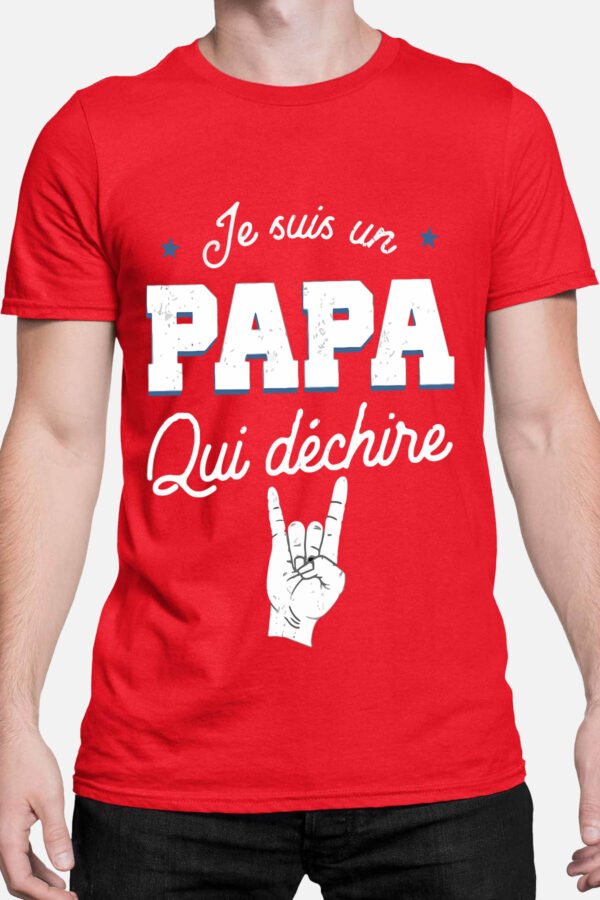 Papa déchire main - Tshirt Homme